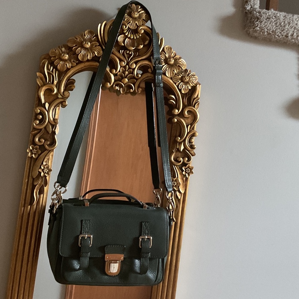 Kate Spade Forrest Green Leather Crossbody Bag